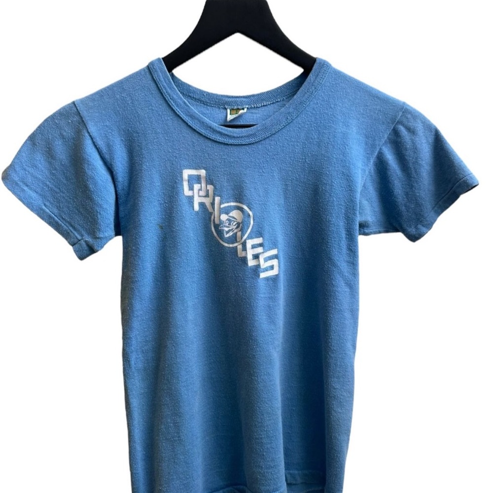 Vintage blue baseball tee